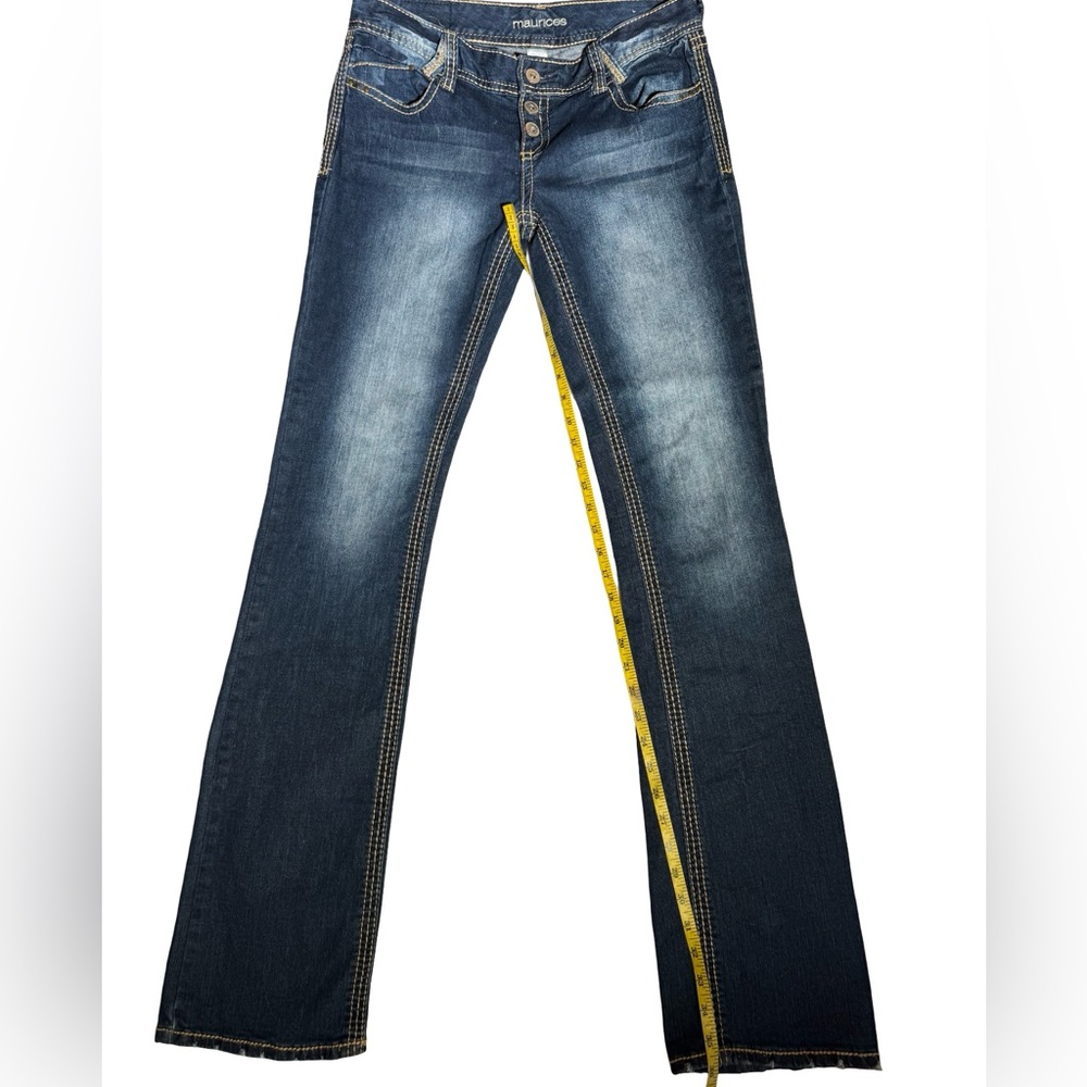Maurice’s  jeans size 9/10 Long Blue Dark Wash Bootcut Jeans Stretch